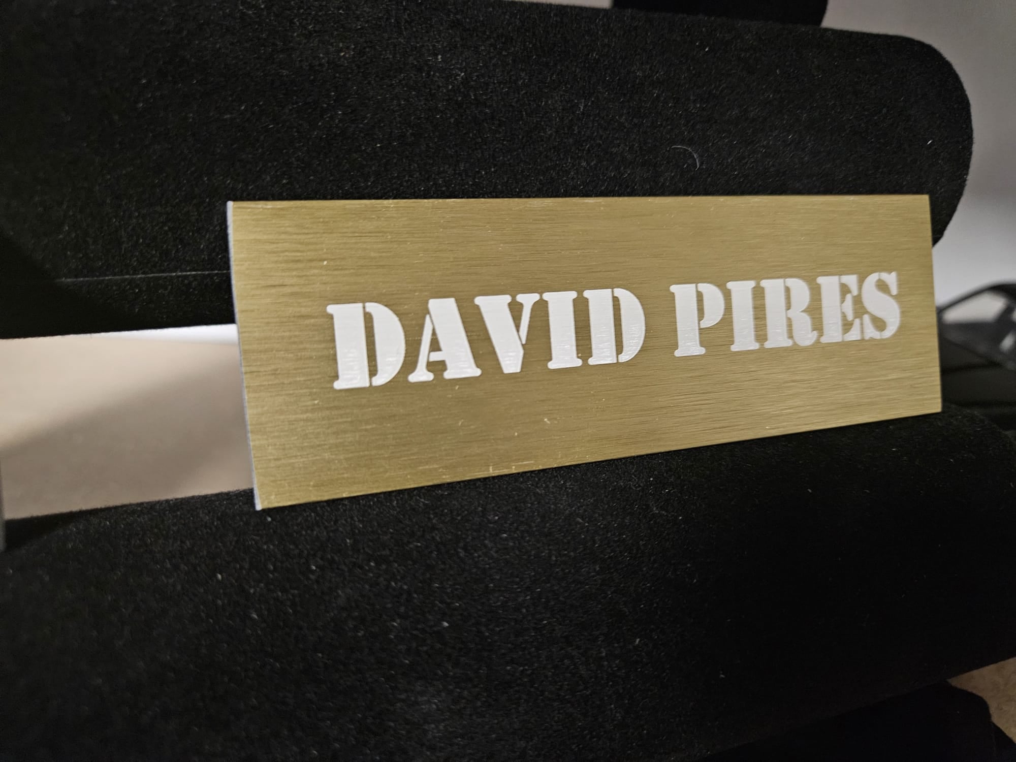 Brass plate
