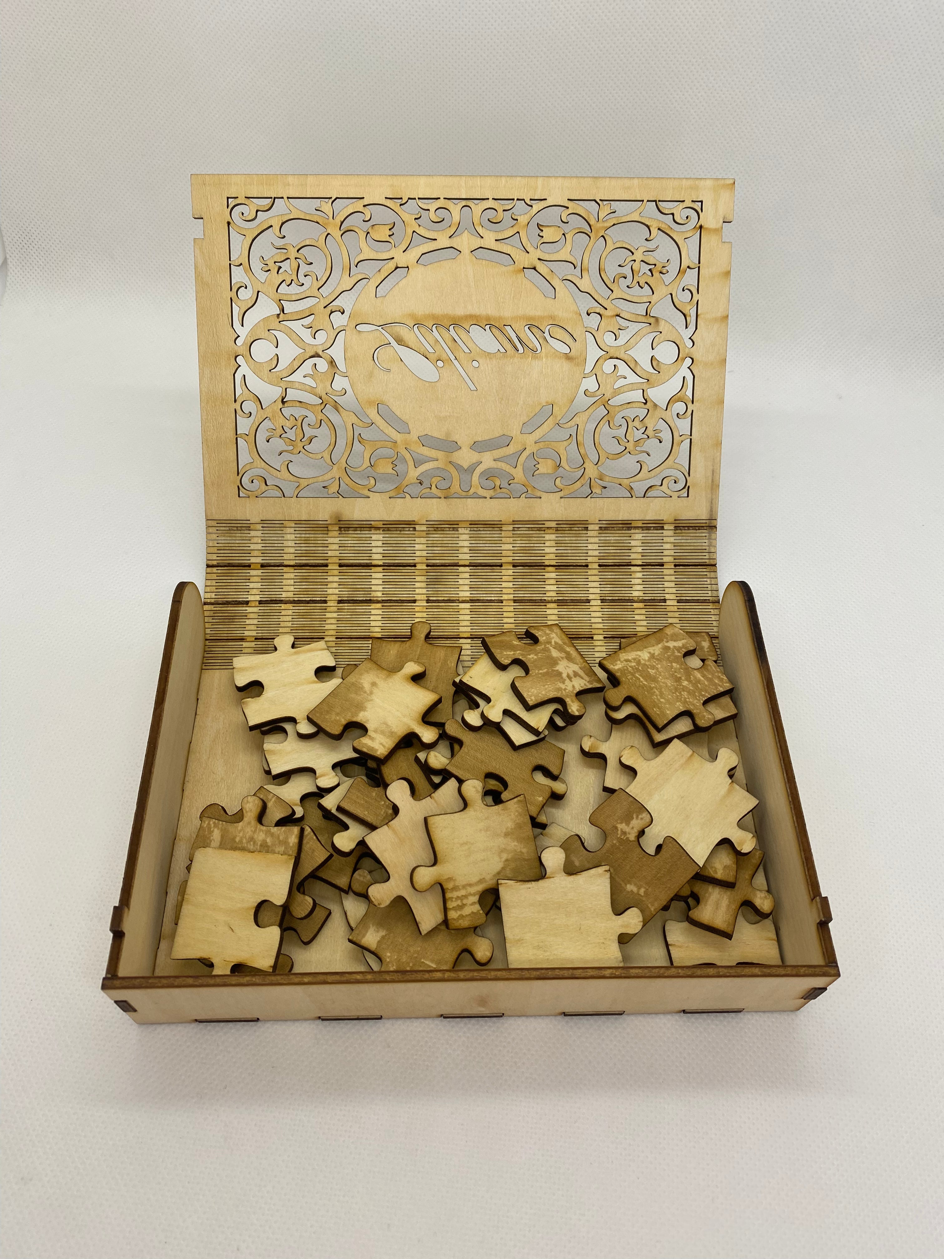 Boite en bois 16,5x12,5cm