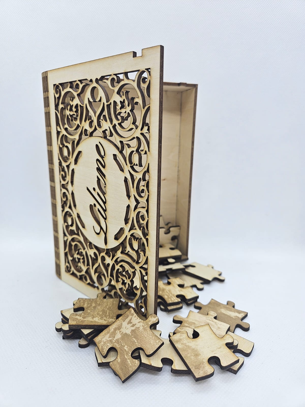 Boite en bois 16,5x12,5cm