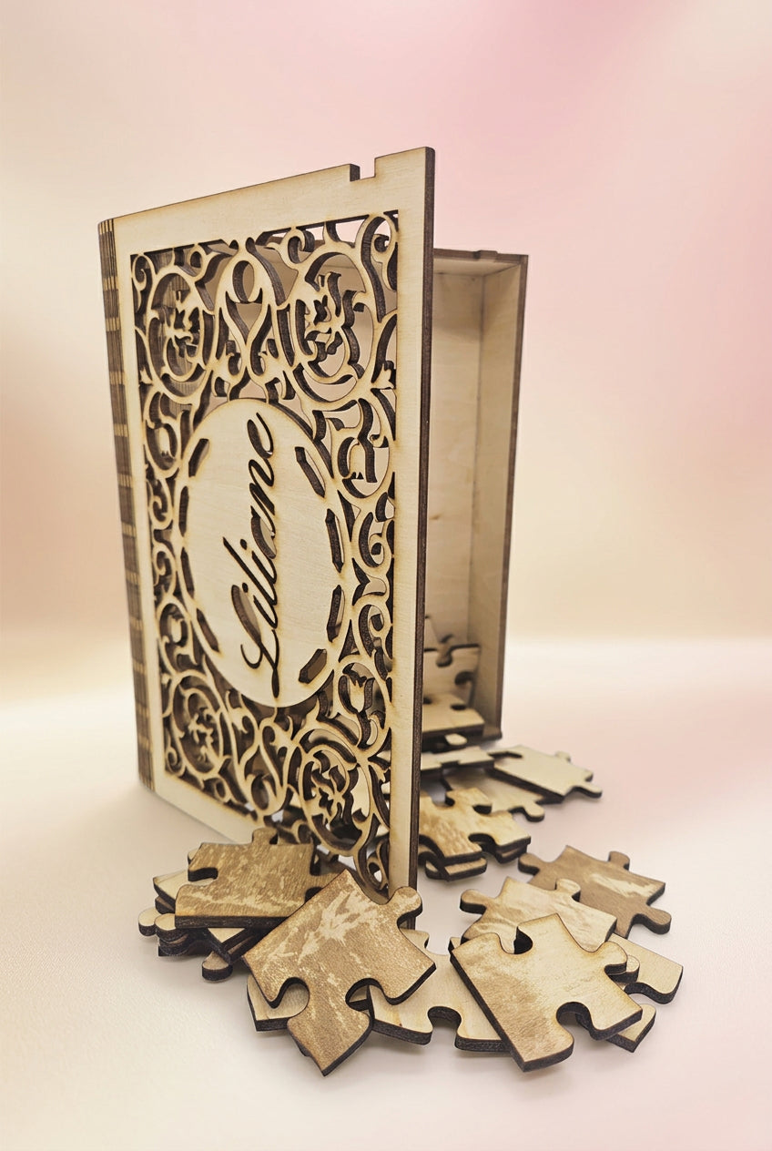 Boîte en Bois Personnalisable