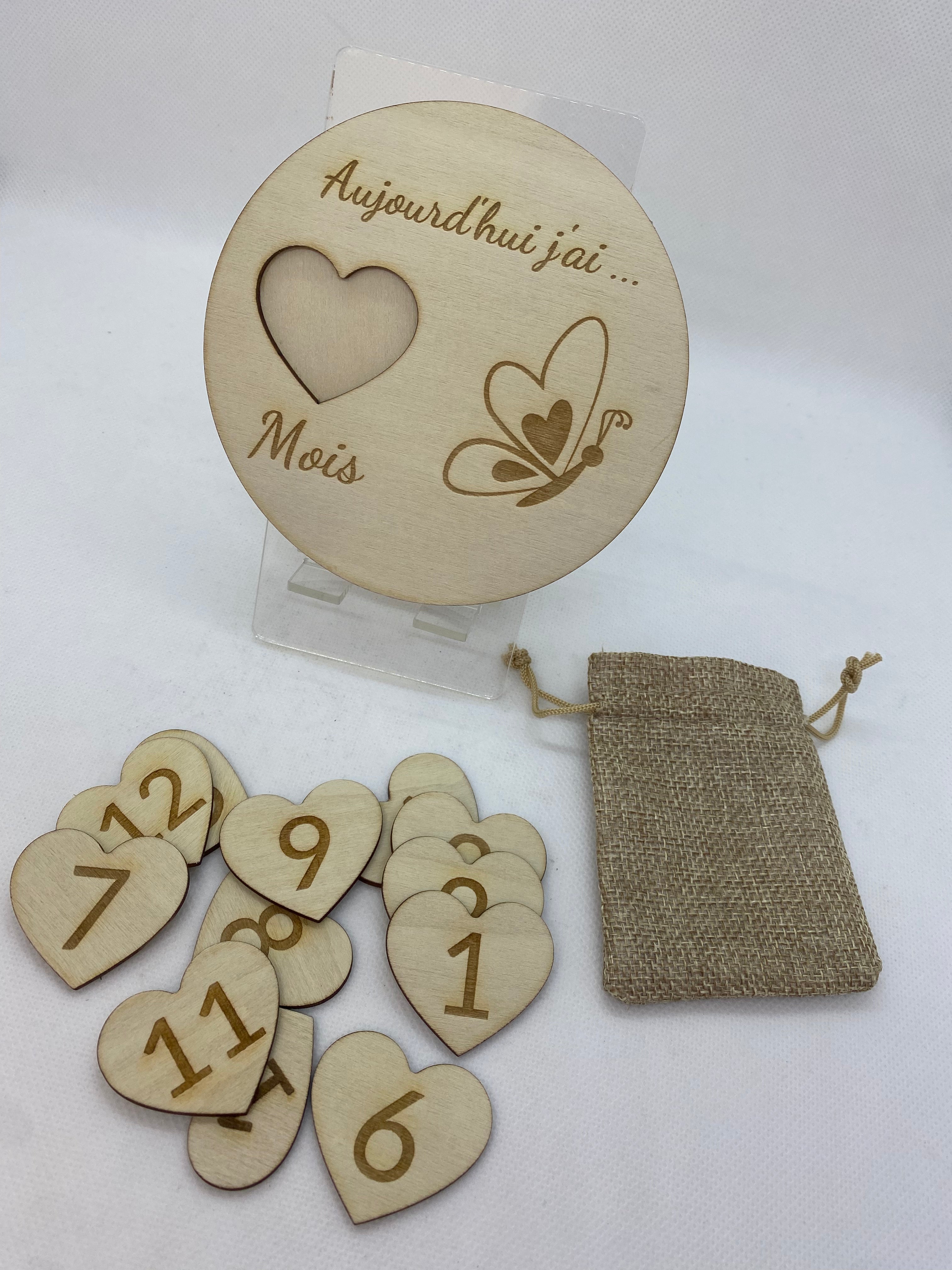 Carte mois bébé