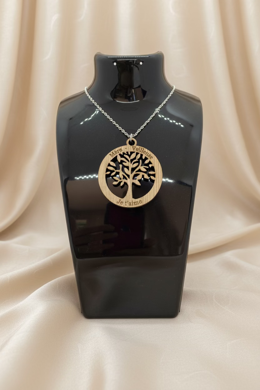 Pendentif en bois