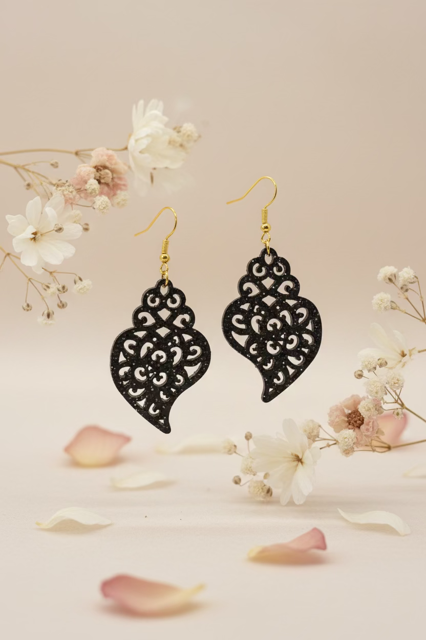 Boucle d'oreille cœur de Viana
