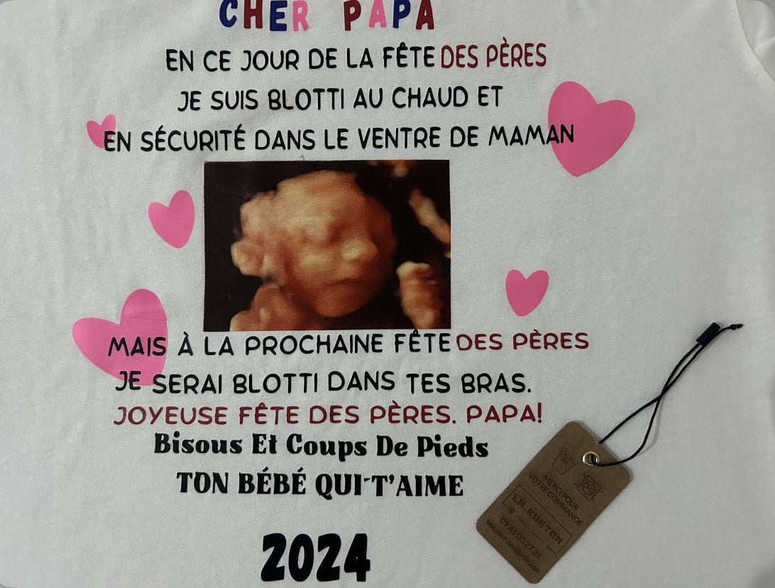 T-shirt flocage+photo