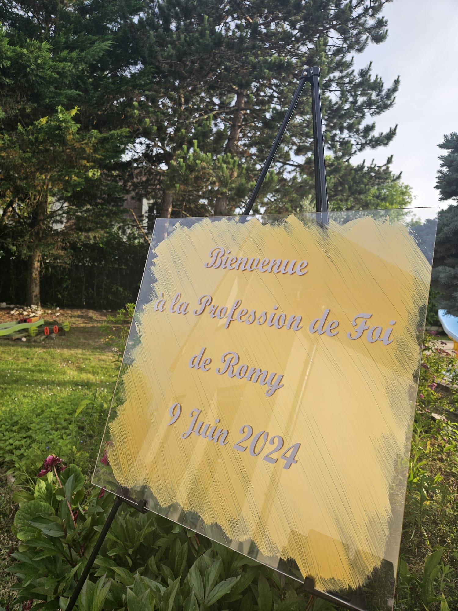 Panneau de bienvenue