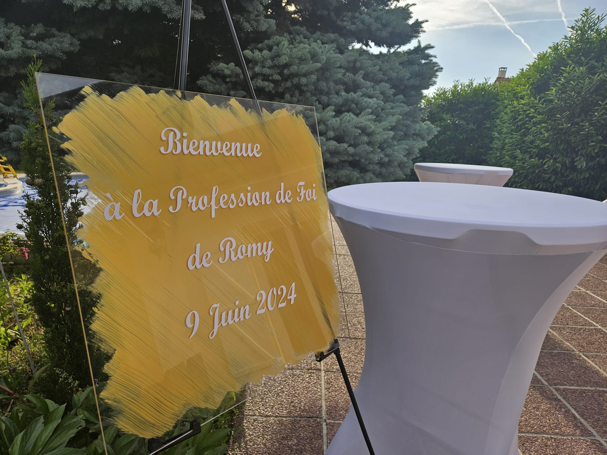 Panneau de bienvenue